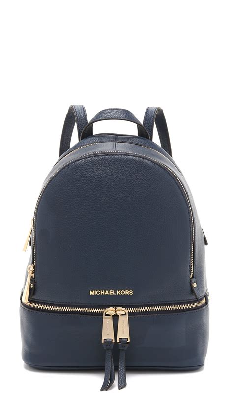 michael kors blue backpacks|michael kors navy blue handbags.